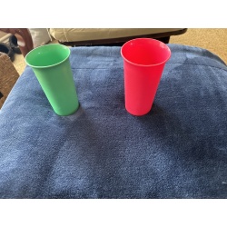 Tupperware 10.5 oz Drinking Cup Lot of 2