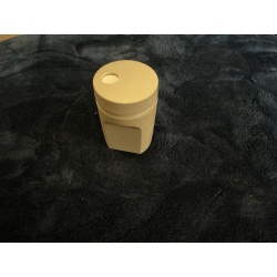 Vintage Tupperware Salt Shaker # 1471-7 with Lid Almond color