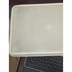 Vintage Tupperware # 290 Rectangle 9x13 Clear storage container w/ Lid